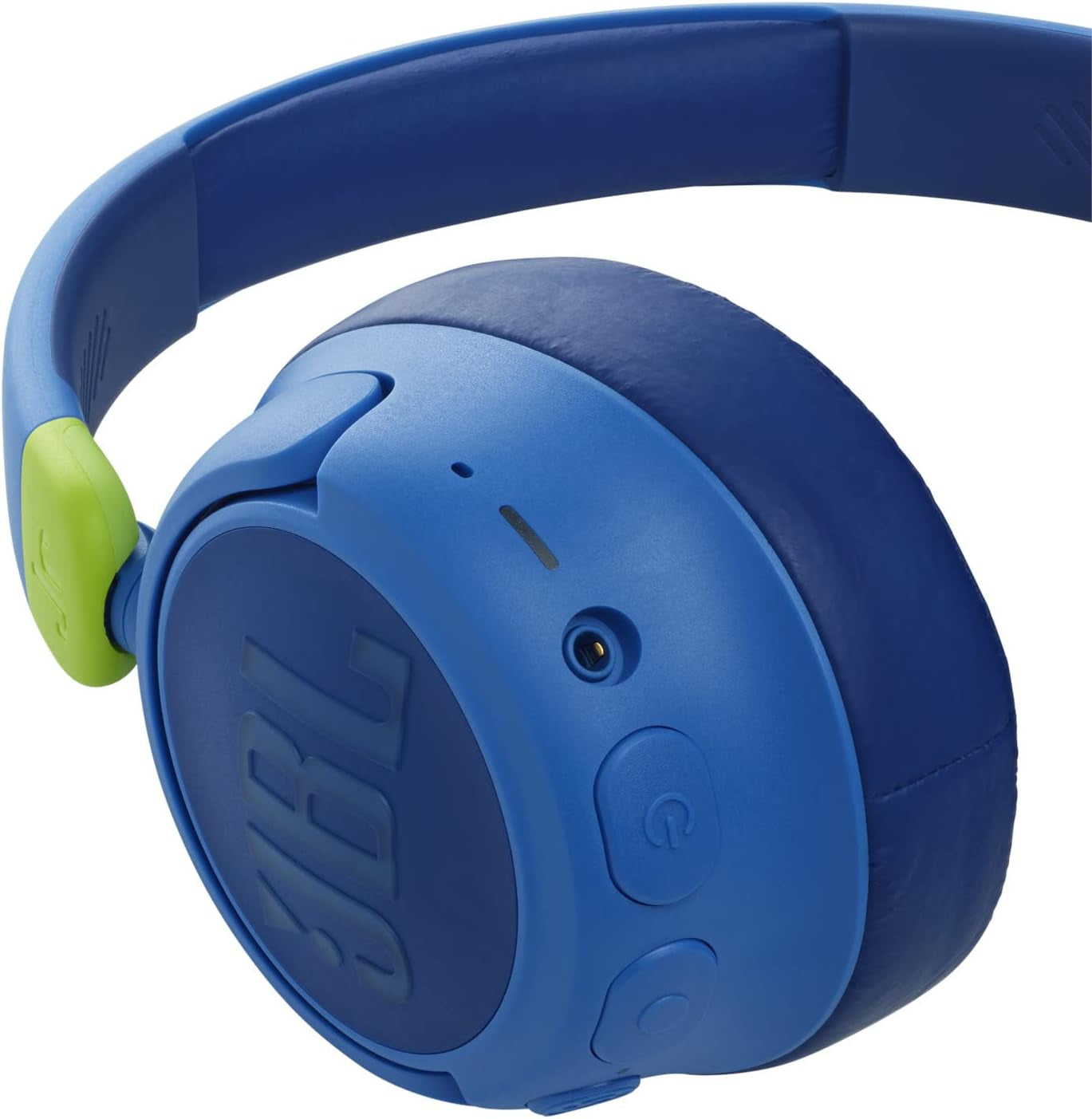 JR 460 NC Over-Ear Wireless Headphones for Children with Sound Safe Technology and Lightweight Padded Design, Blue