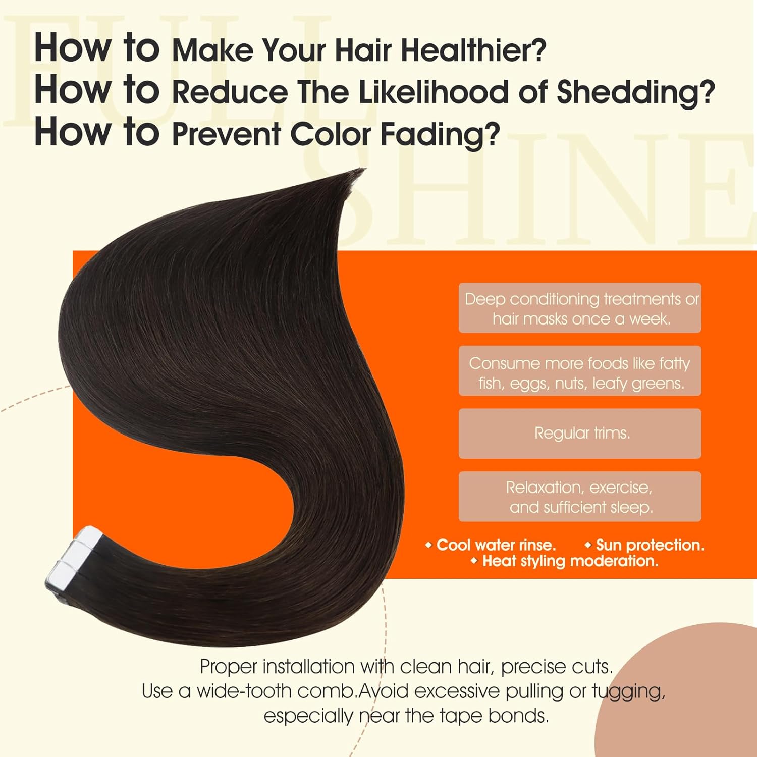 Tape in Hair Extensions Human Hair Darkest Brown 24 Inch Seamless Tape in Extensions Brazilian Remy Hair Skin Weft Hair 20 Pieces 50 Grams Color 2 Glue Human Hair Extensions for Wedding