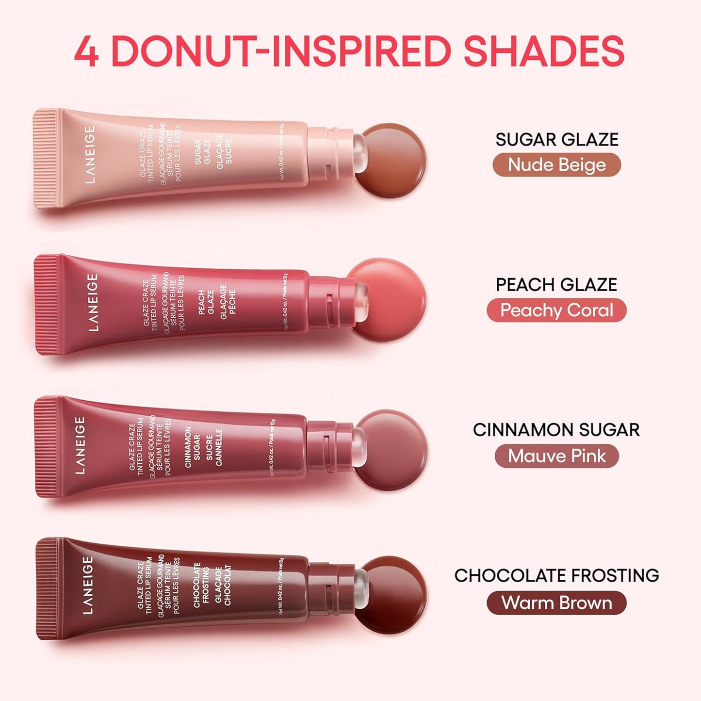 Glaze Craze Tinted Lip Serum: Plumping, Nourishing Hydration with Polypeptide