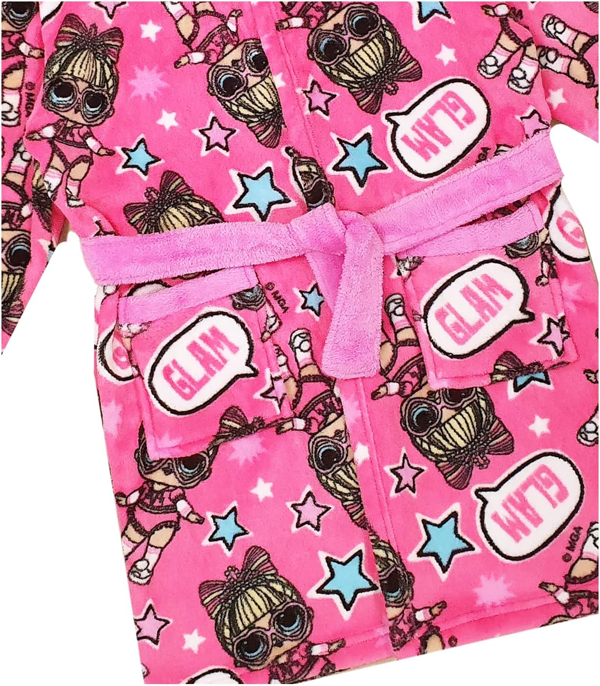 Girls LOL Surprise Dressing Gown Bathrobe Robe Nightwear