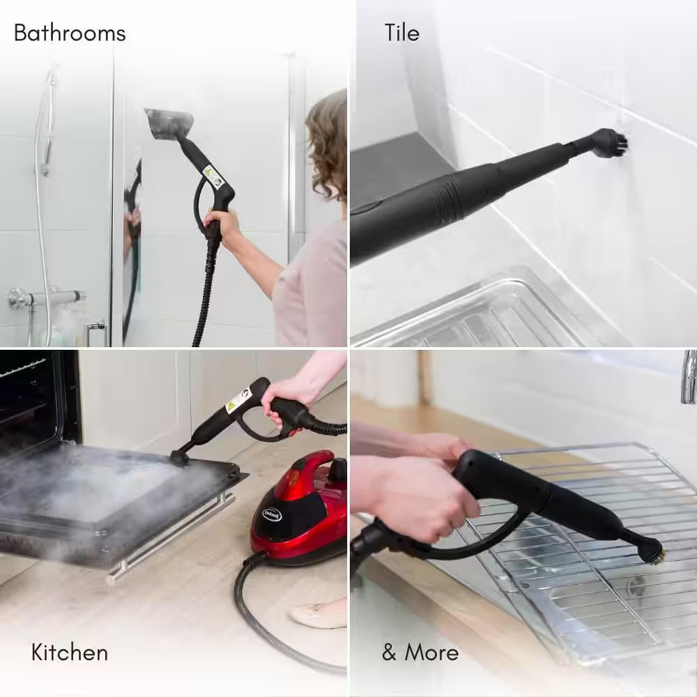 Steam Dynamo 51 Oz. Portable Steam Cleaner with Attachments, 1500W, Corded