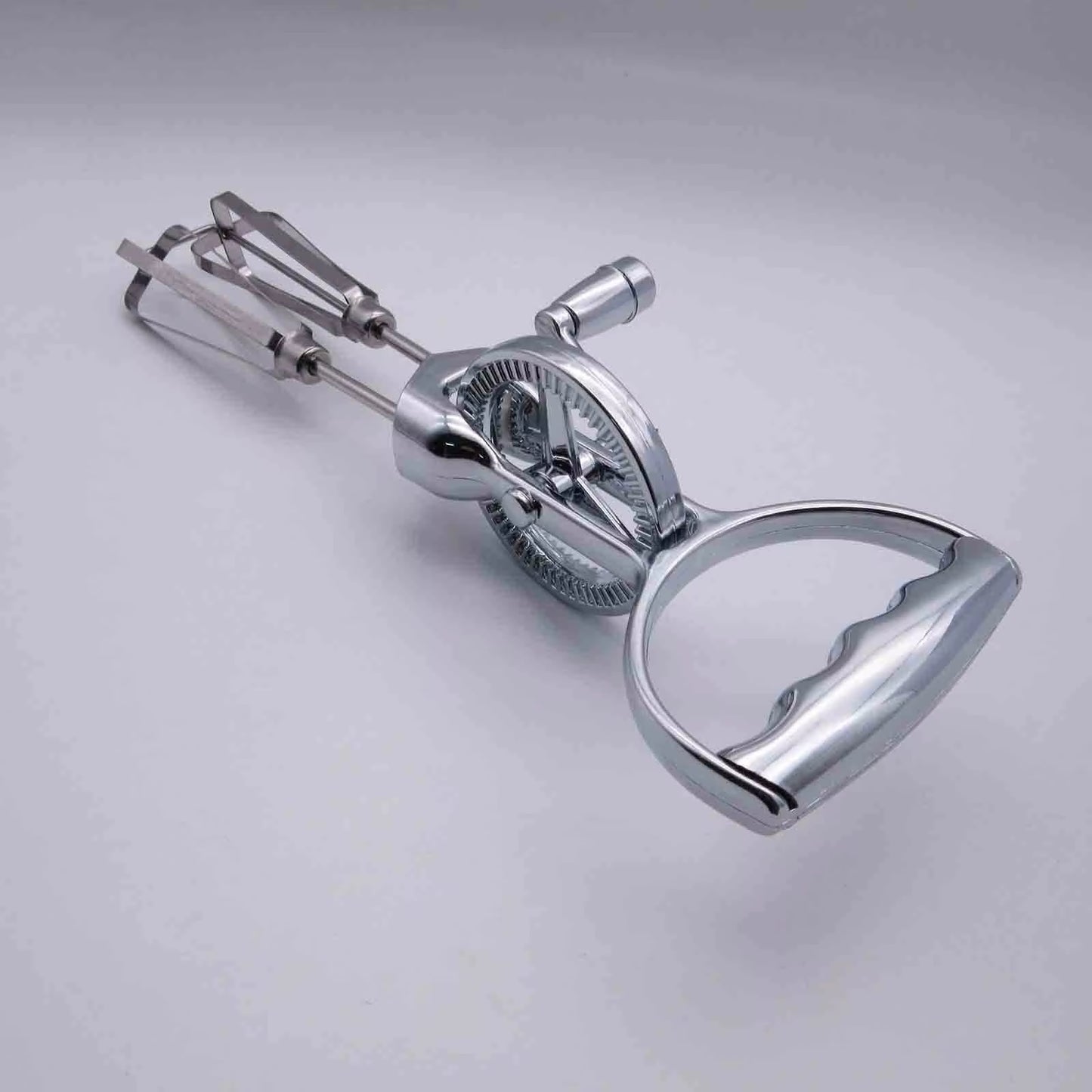 Kitchen Workout Mixer Egg Beater Classic Hand Crank Stainless Steel Handheld Egg Mixer Cook Tool Large Metal Spoons for Cooking