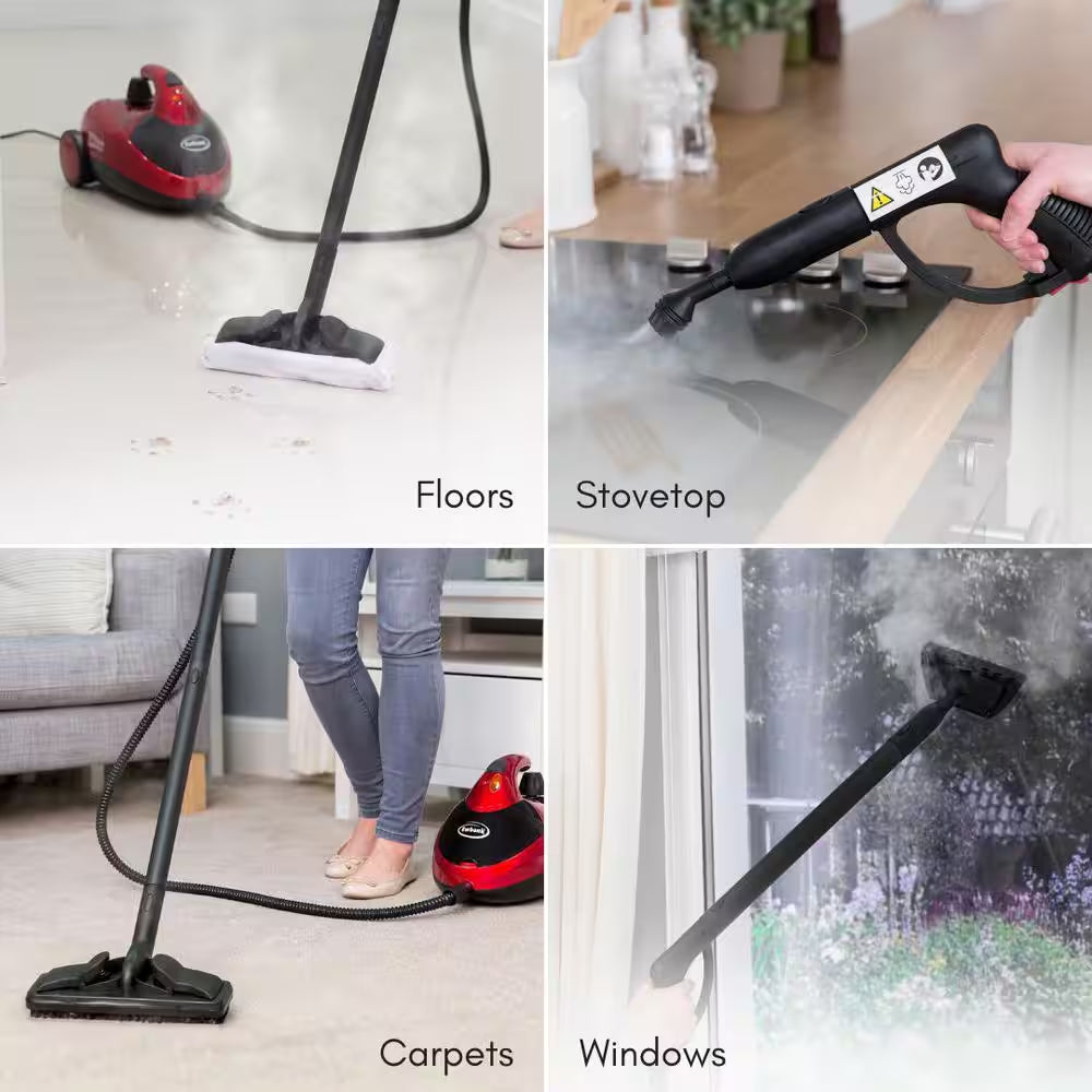 Steam Dynamo 51 Oz. Portable Steam Cleaner with Attachments, 1500W, Corded