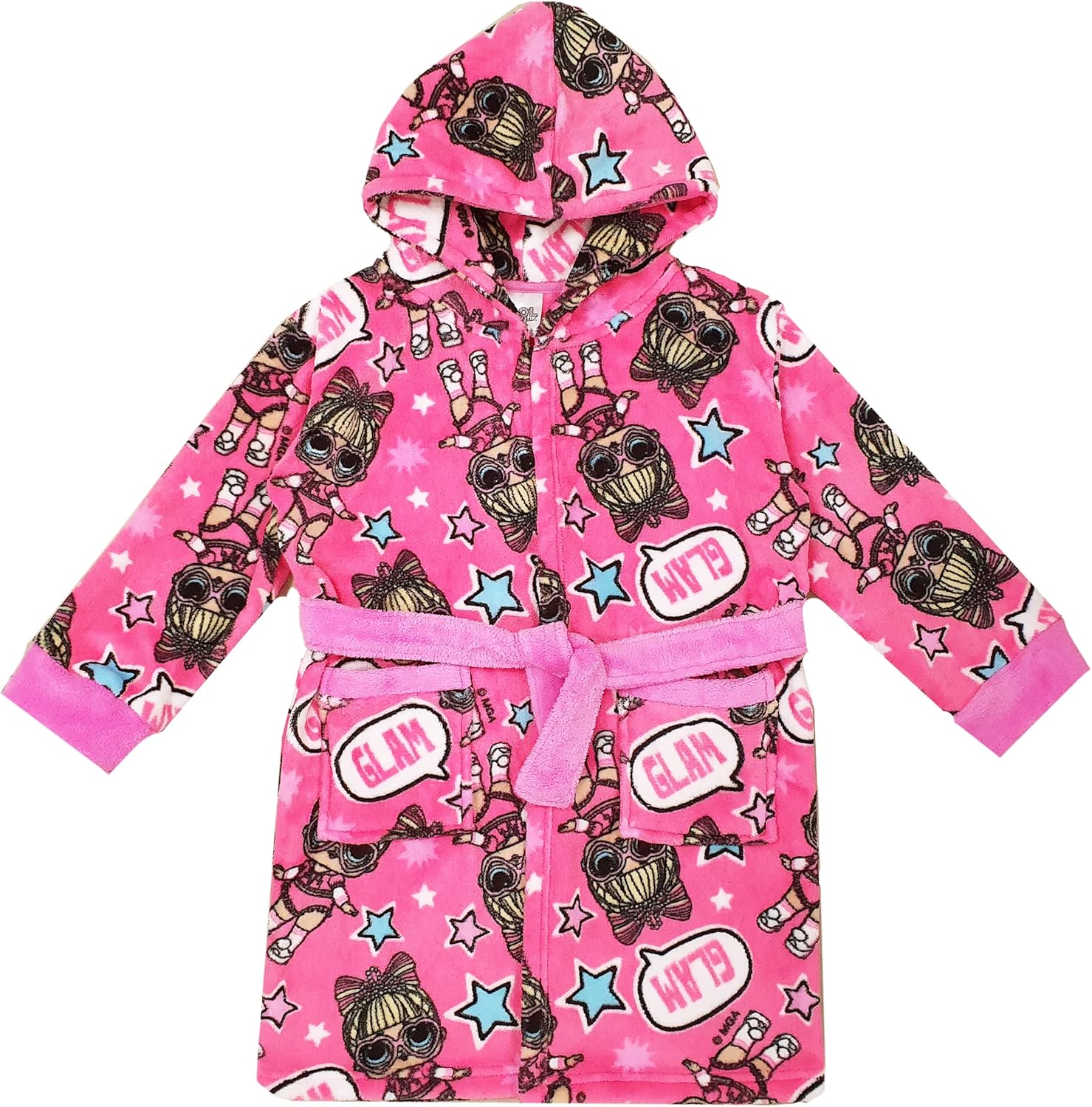 Girls LOL Surprise Dressing Gown Bathrobe Robe Nightwear