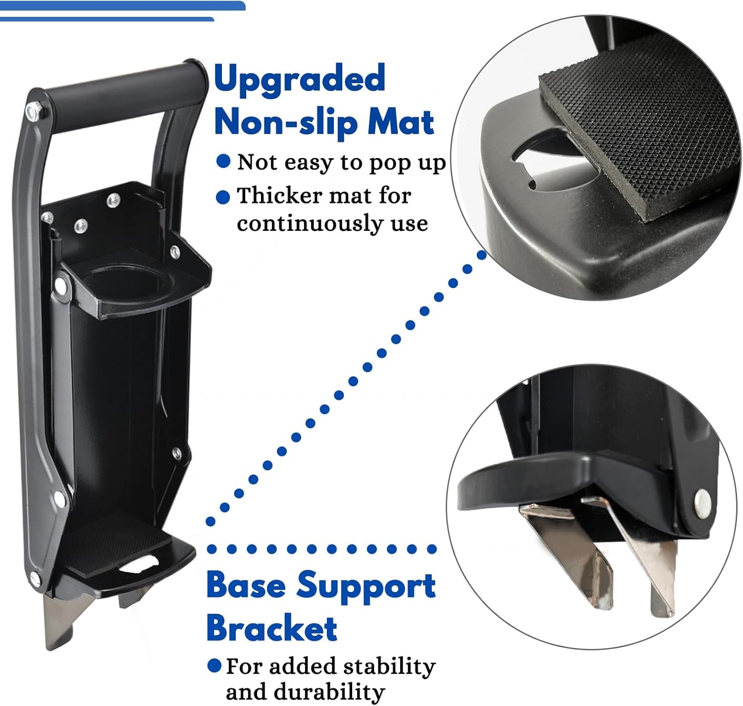 Can Crushers for Recycling, Aluminum Can Crusher for 16Oz & 12Oz Soda & Beer Can, Wall Mounted Can Smasher with Gloves