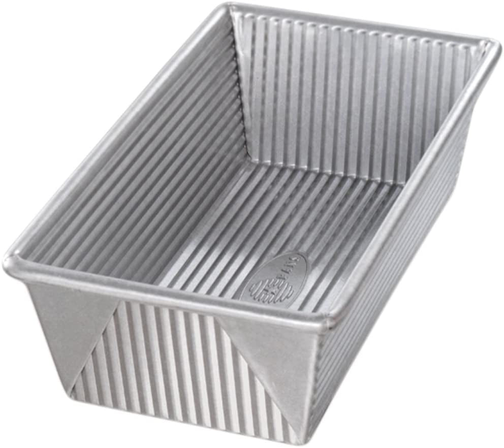 1145LF Bakeware Aluminized Steel 1.25 Lb Loaf Pan, Medium, Silver