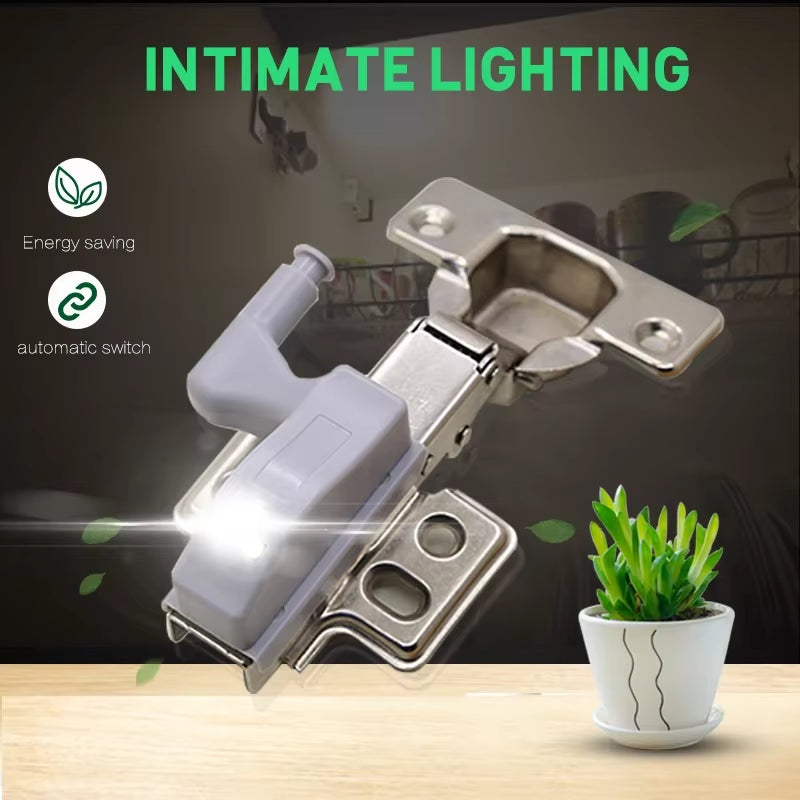 Goodland LED under Cabinet Light Universal Wardrobe Light Sensor Led Armario Inner Hinge Lamp for Cupboard Closet Kitchen